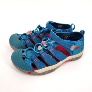 Keen Newport H2 Sandals Shoes Blue Pink Girl's Youth 6